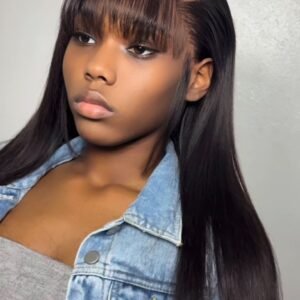 Side part or middle part style